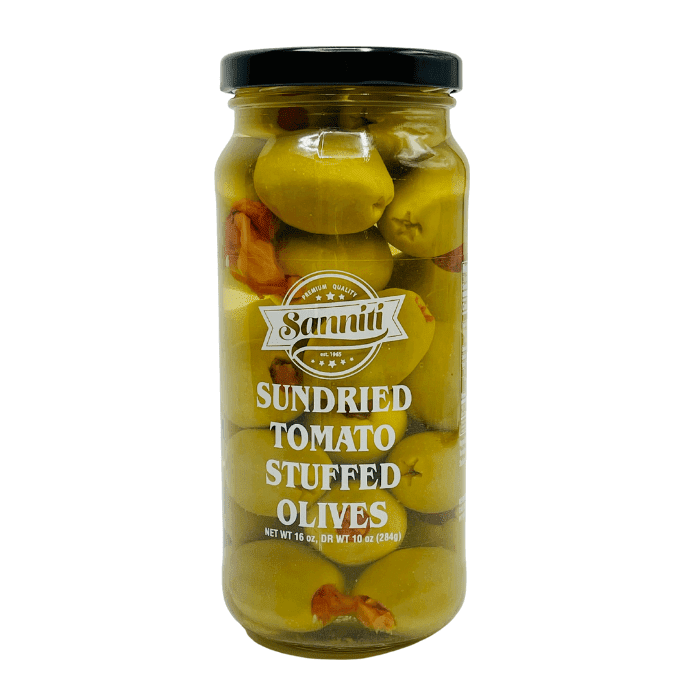 Sanniti Sundried Tomato Stuffed Olives,16 oz