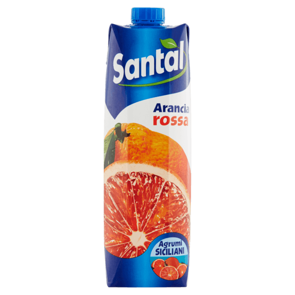 [Best Before: 12/11/2026] Santal Aranciata Rossa (Blood Orange) Drink - 1 Liter