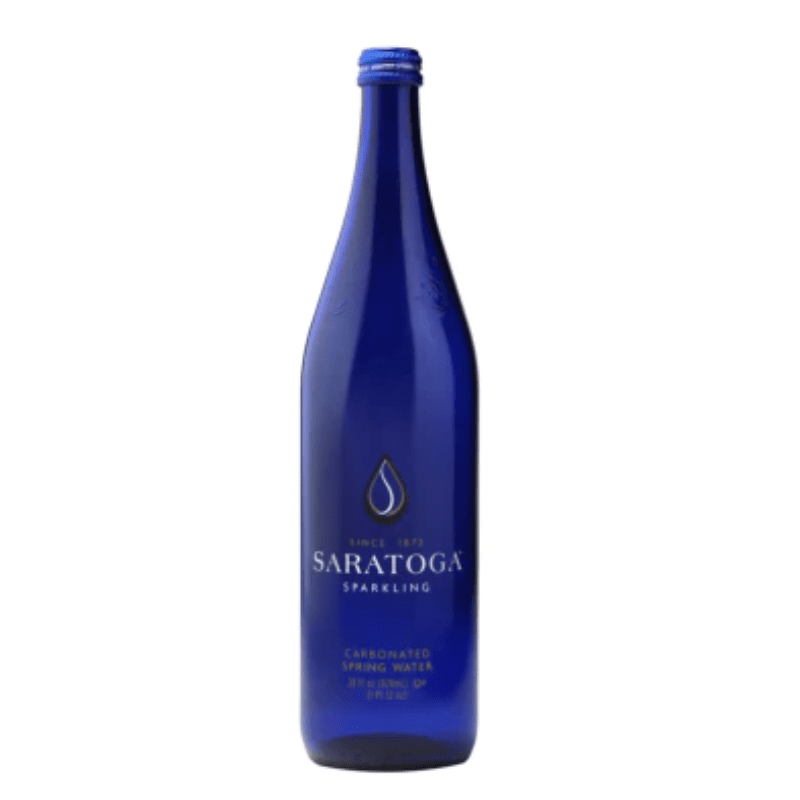 Saratoga Sparkling Water Glass Bottle, 28 oz