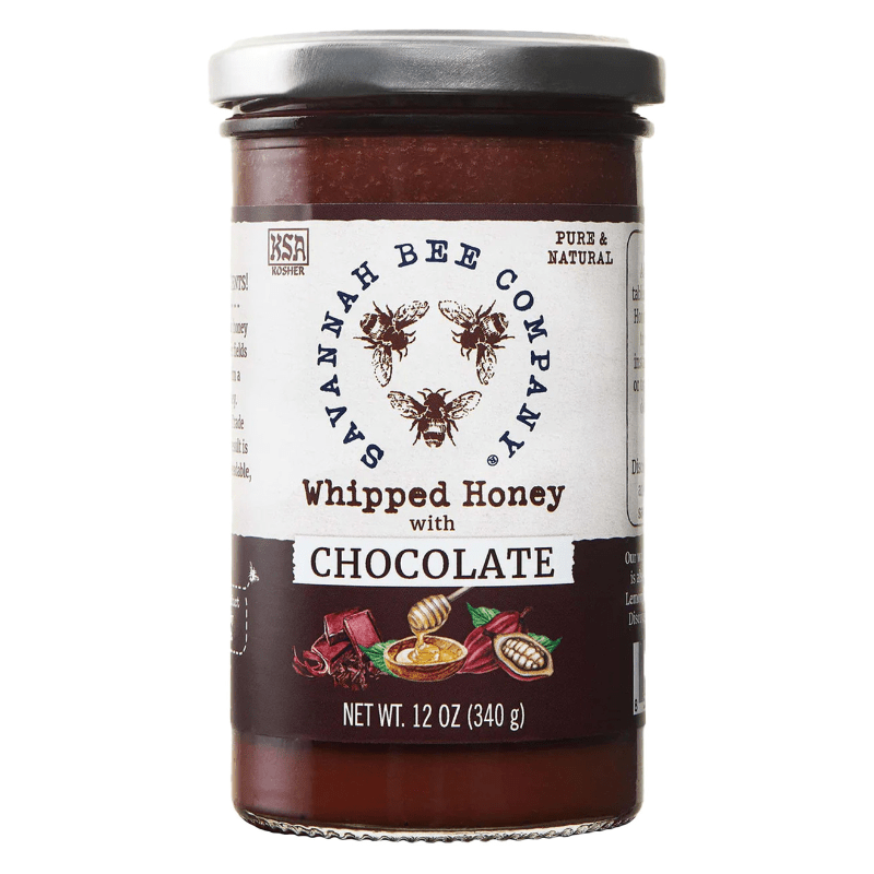 Savannah Bee Company Whipped Honey with Chocolate, 12 oz