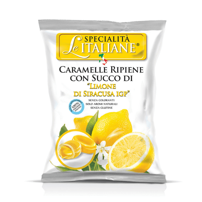Serra Hard Filled Candy with Lemon from Siracuse, 3.52 oz