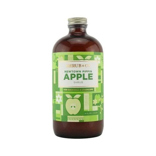 Shrub & Co Apple Shrub for Cocktails and Sparklers, 16 oz