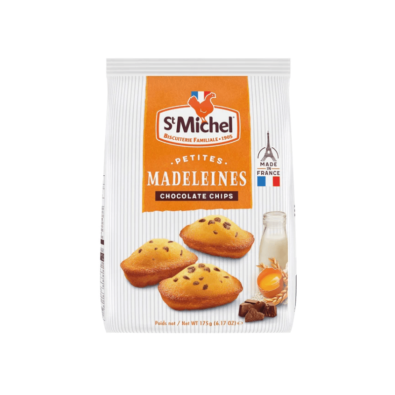 St Michel Mini Chocolate Chip Madeleines, 6.17 oz
