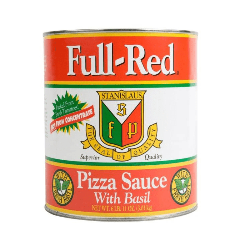 Stanislaus Full Red Pizza Sauce with Basil, 6.68 lbs