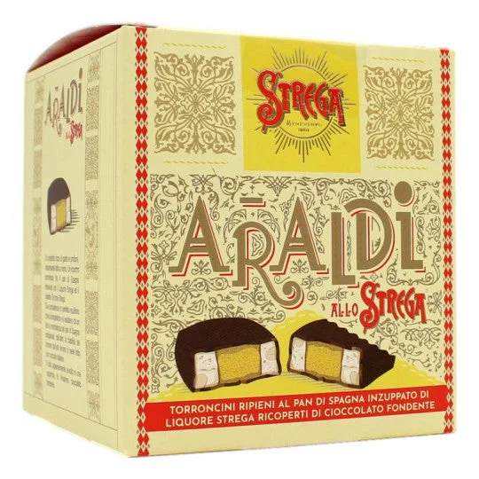 Strega Araldi Al Strega Pan Di Spagna e Liquore, Nougat with Sponge Cake, 8.81 oz | 250g
