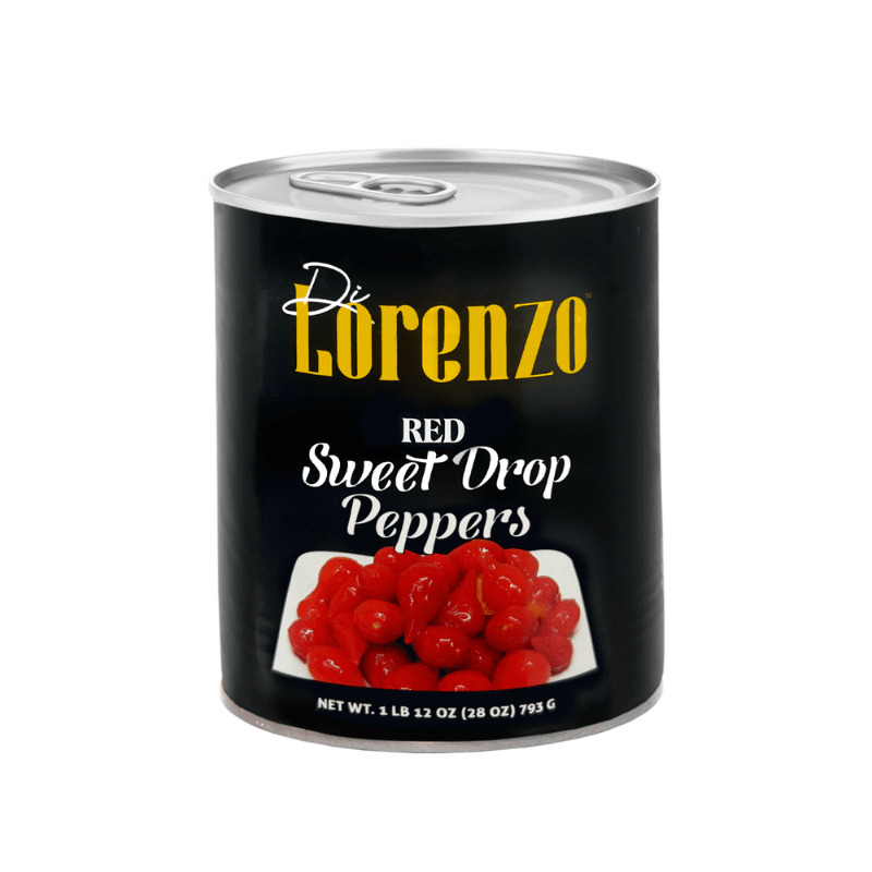 Di Lorenzo Red Sweet Drop Peppers, 28 oz