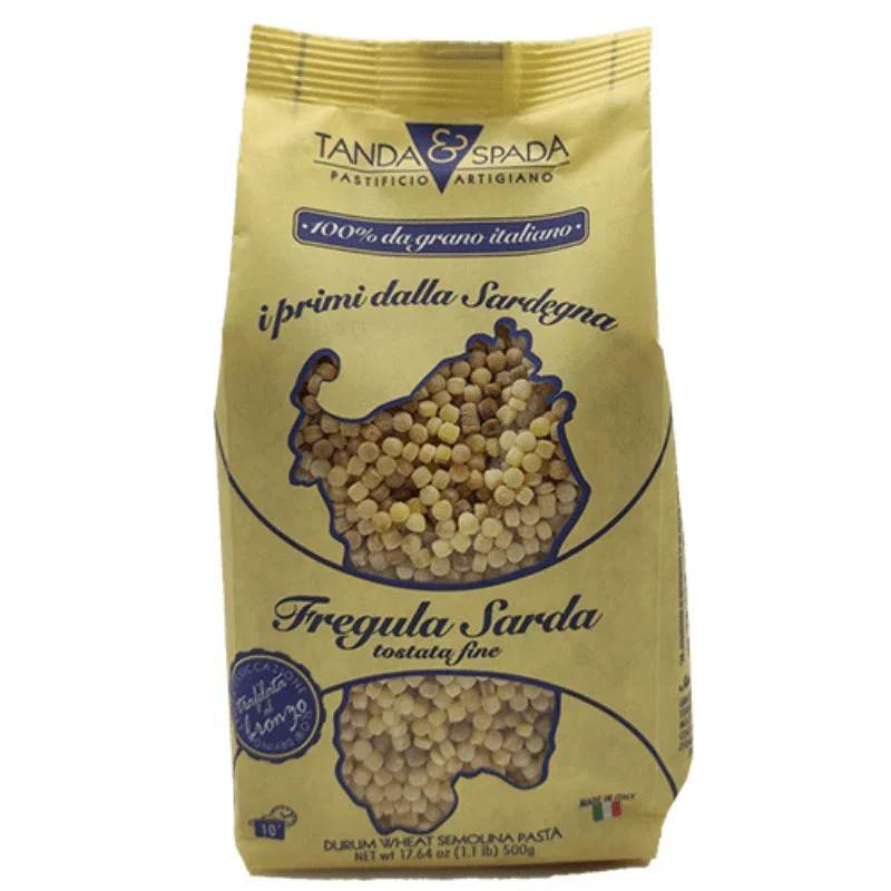Tanda & Spada Fregula Sarda, Toasted Fine, 17.6 oz | 500g
