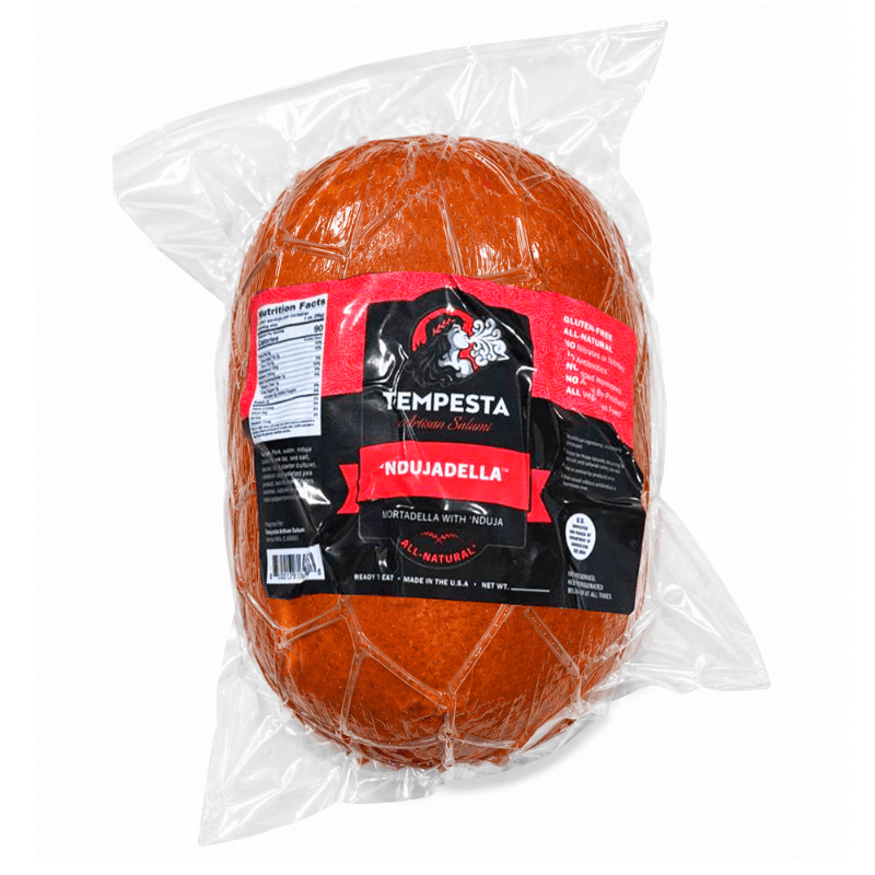 Tempesta 'Ndujatella Mortadella with 'Nduja, 8.25 Lbs