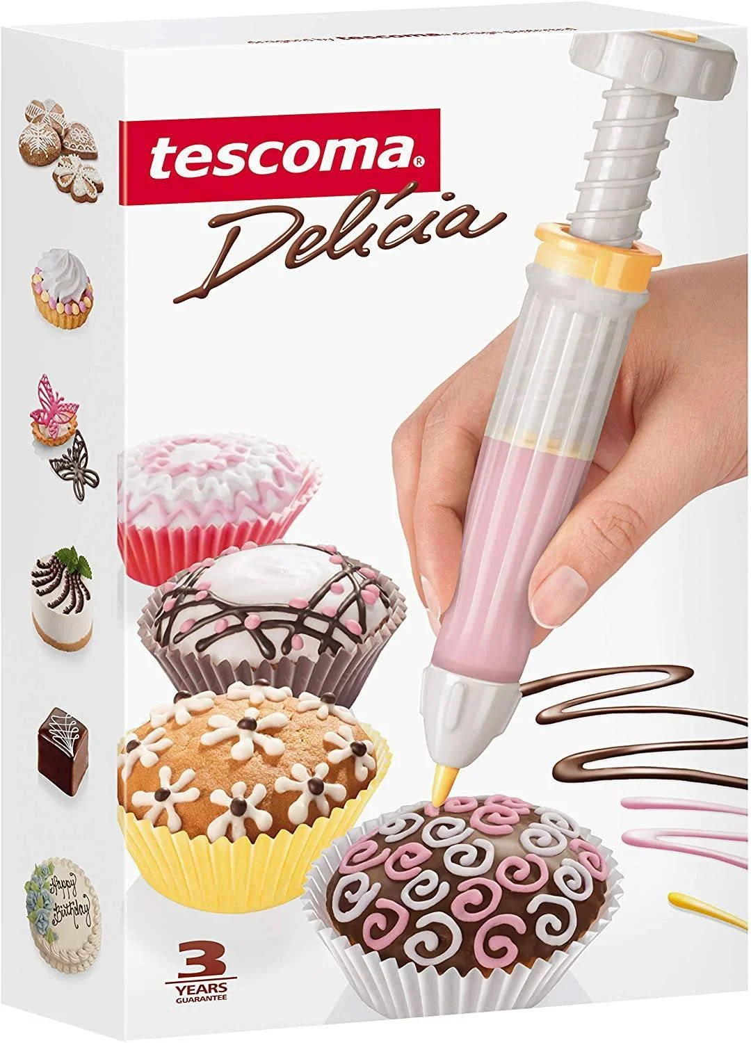 Tescoma Delicia Cake Decorating Pen with 5 Nozzles