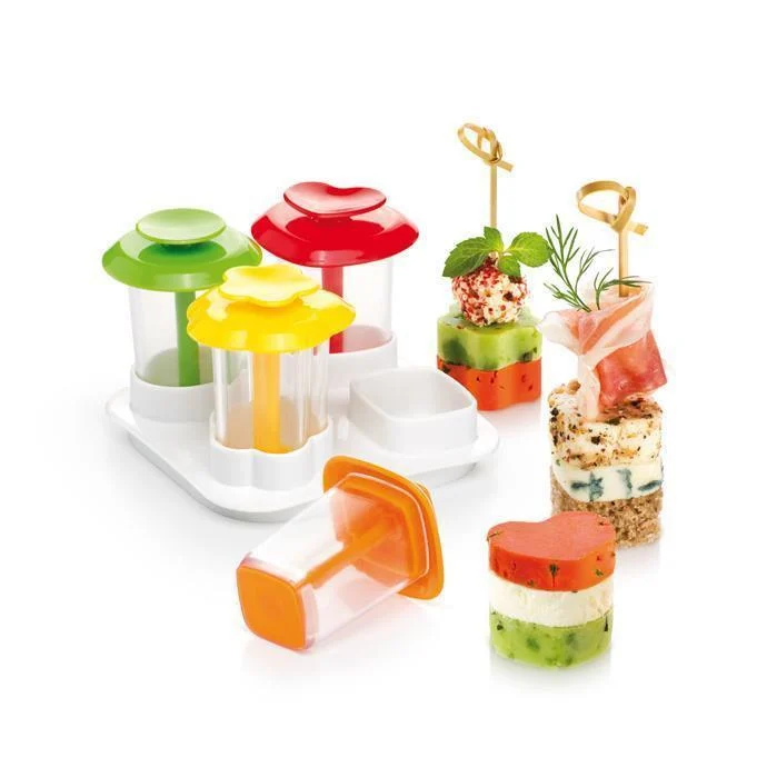 Tescoma Presto Foodstyle Canape Makers, 4 Shapes