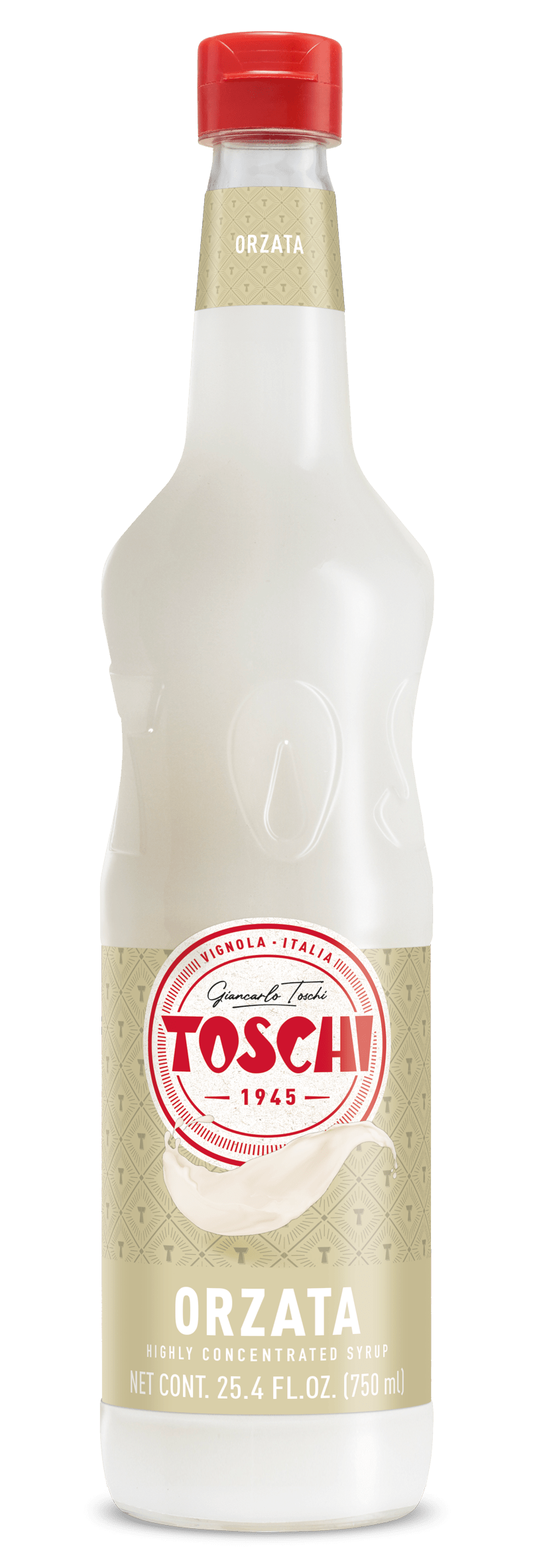 Toschi Orzata Cream Syrup, 750mL (25.4 oz)