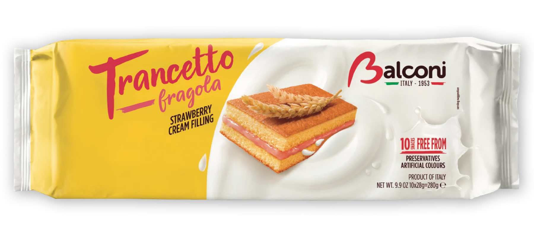 Balconi Trancetto Strawberry Cream Filling, 280g