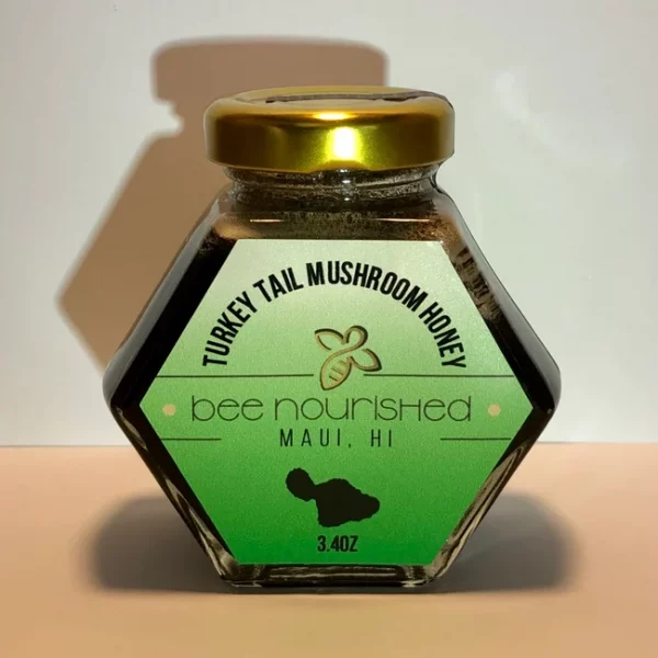 Turkey Tail Mushroom Honey 3.4 oz