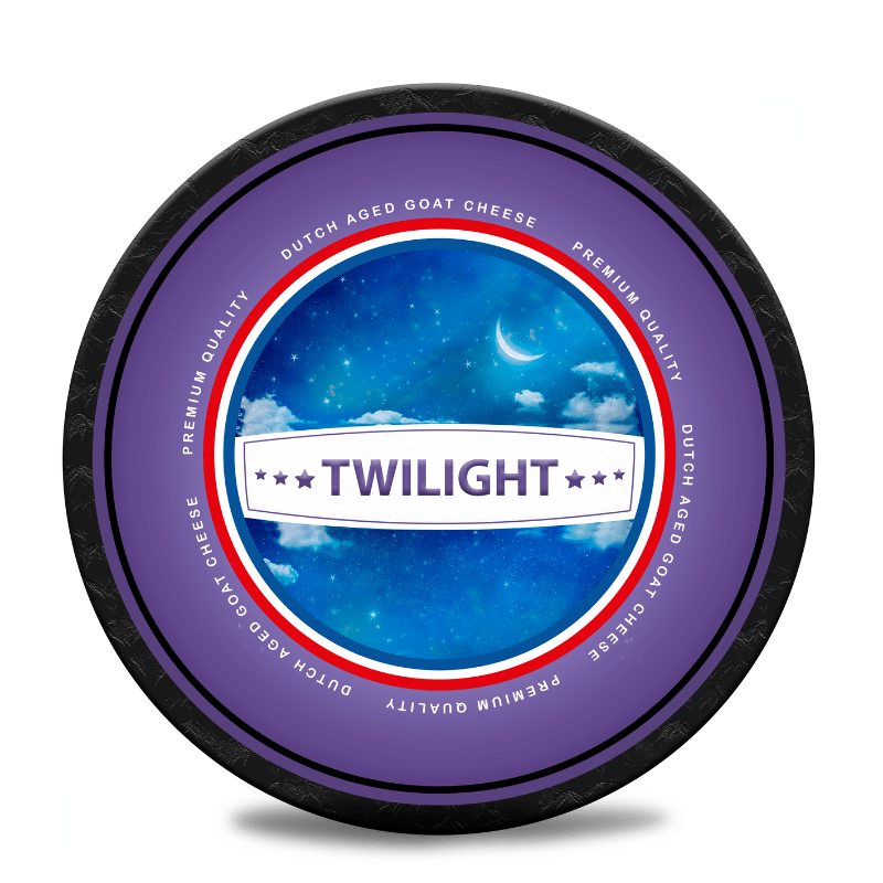 Twilight Dutch Aged Goat Cheese Wheel, 10 Lbs