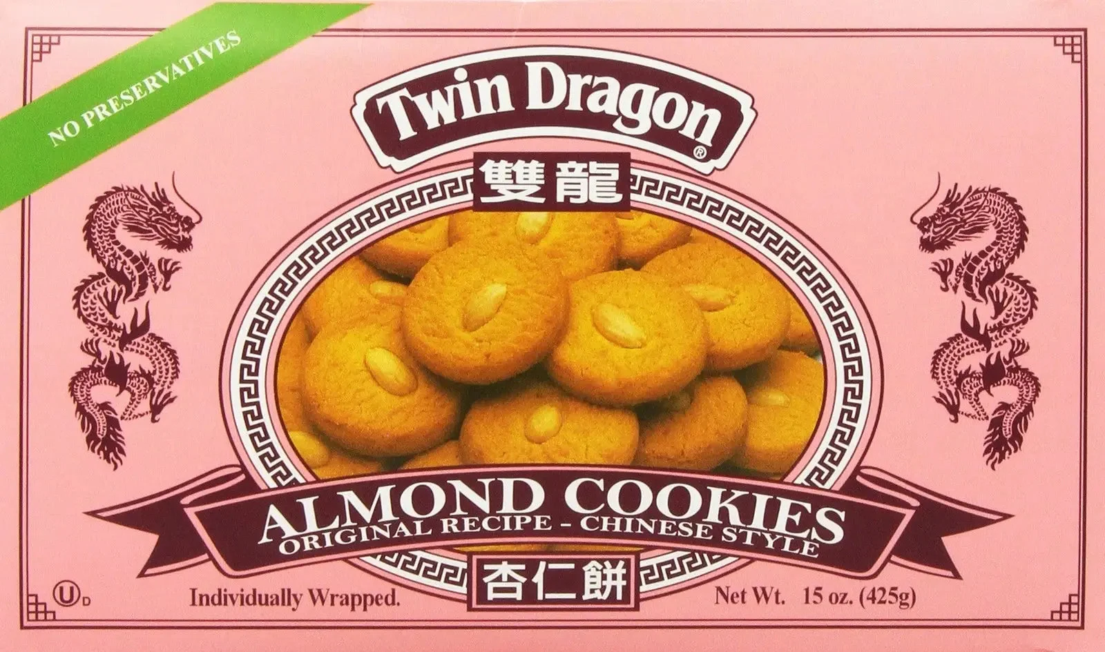 Twin Fortune Whole Almond Cookie, 15 oz