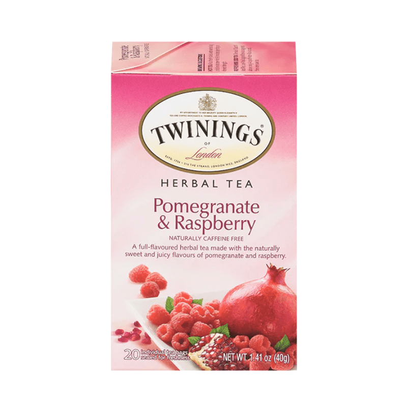 Twinings Pomegranate & Raspberry Tea, 20 Count