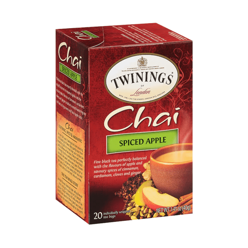 Twinings Spiced Apple Chai Tea, 20 Count