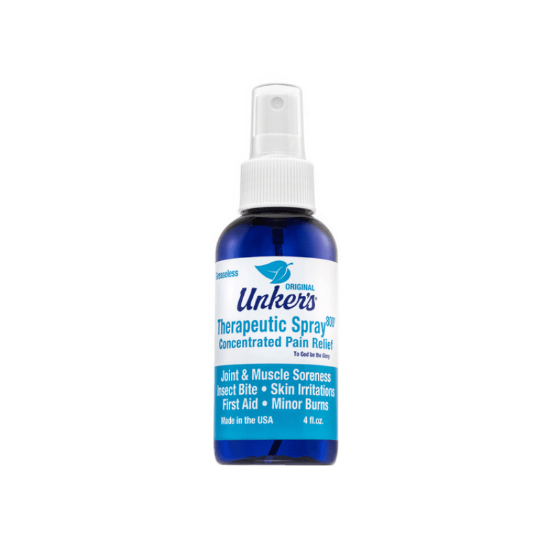Unker's Therapeutic Spray Concentrated Pain Relief, 4 oz