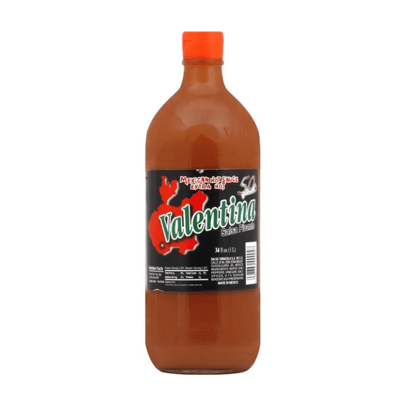 Valentina Black Label Mexican Extra Hot Sauce, 34 oz