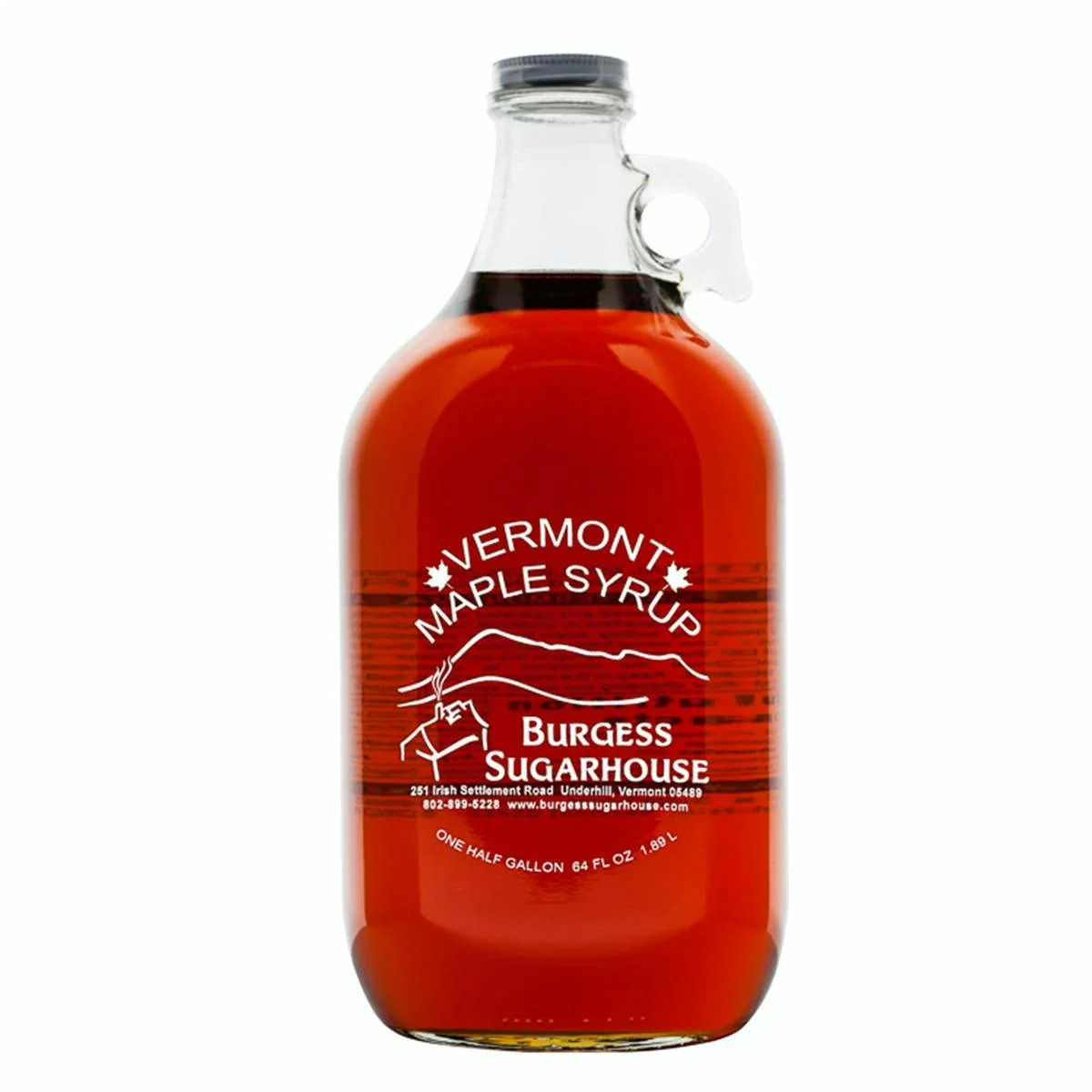 Grade A Maple Syrup: Amber Color with Rich Taste 1/2 Gallon