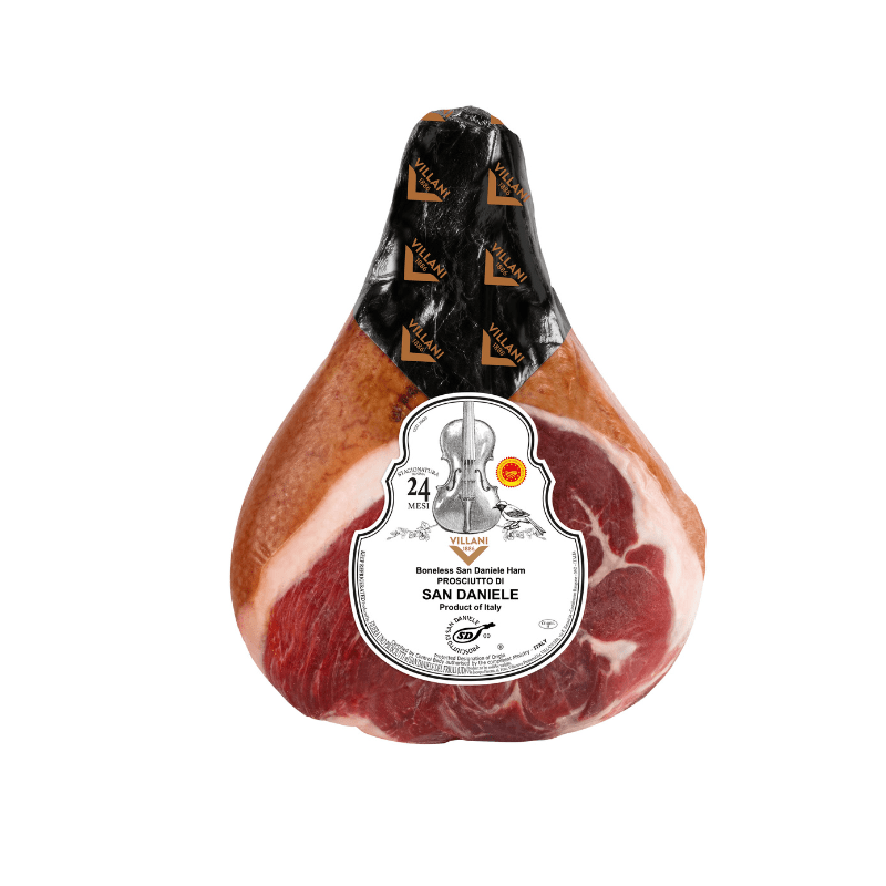 Villani San Daniele Boneless Prosciutto 24M, 16 Lbs
