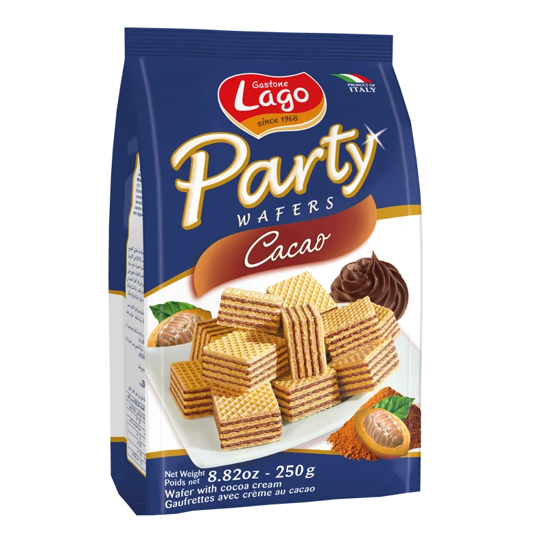 Lago Party Wafers Chocolate, Cacao, 8.82 | 250g