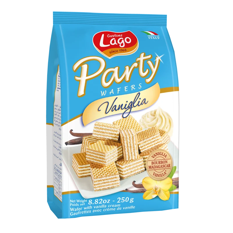 Lago Party Wafers Vaniglia, 8.82 oz | 250g