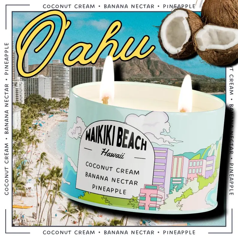 Postcards – Waikiki Candle