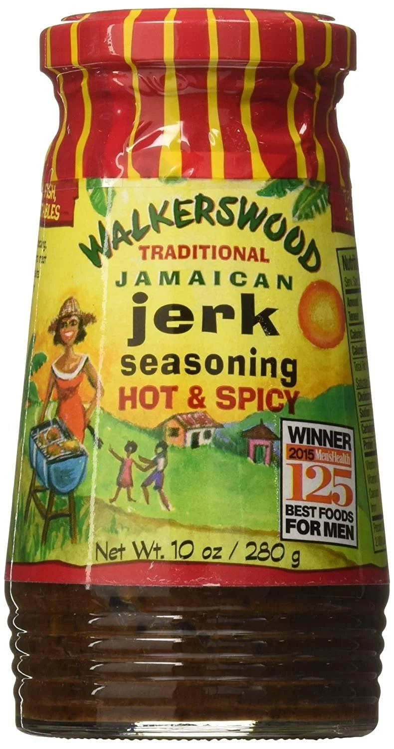 Walkerswood Traditional Jamaican Jerk Seasoning Hot & Spicy, 10 oz