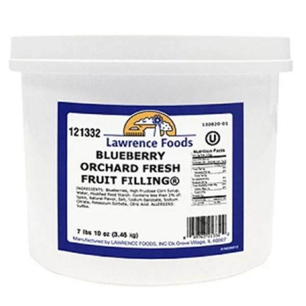 Blueberry Orchard Fresh Fruit Filling Gl Pl 7.625 Pound Each - 4 Per Case.