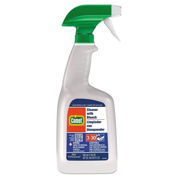 Comet Professional Cleaner W/Bleach Rtu Bottle W/Foil Seal 3-30 8/32 Oz