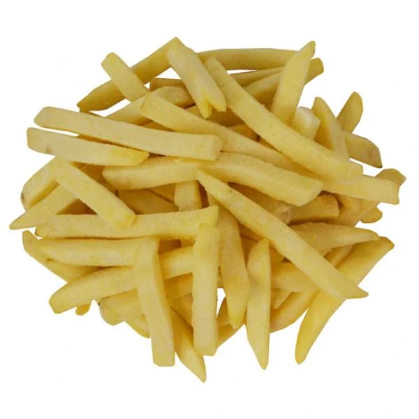 8 Inch Regular Cut Frozen French Fried Potatoes 5 Pound Each - 6 Per Case.