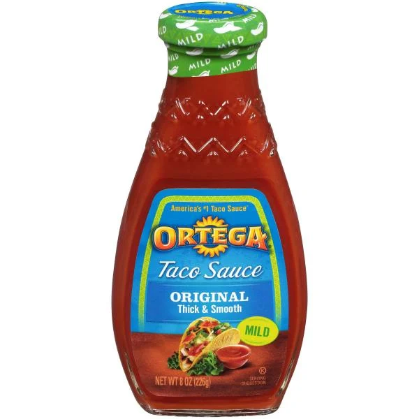 Taco Sauce Mild 8 Ounce Size - 12 Per Case.