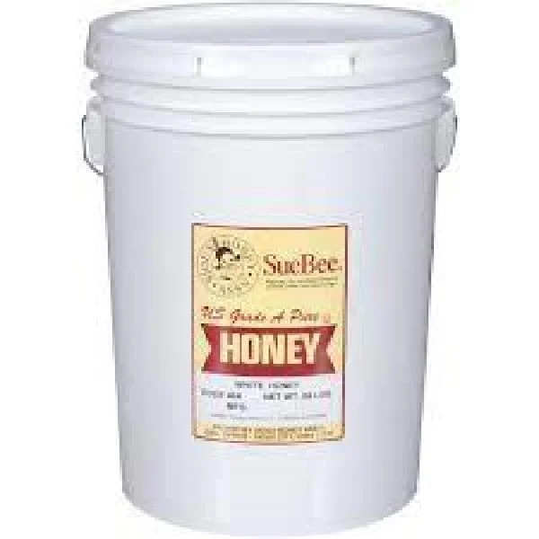 White Honey Pail 60 Pound Each - 1 Per Case.