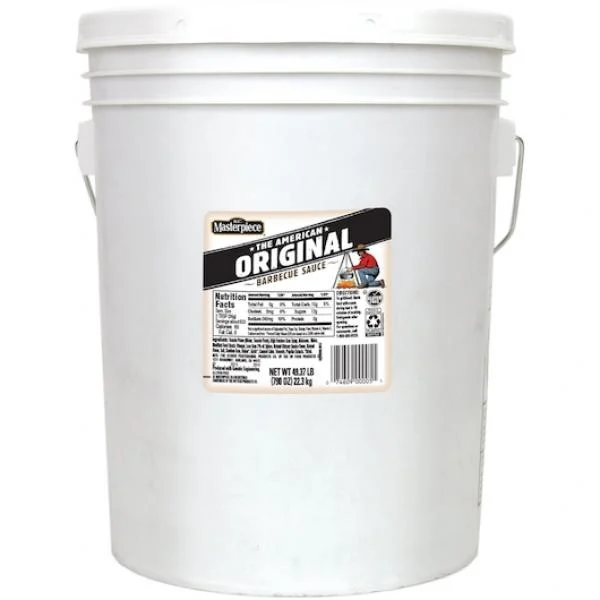 Sauce K Masterpiece Original Barbecue Pailgluten Free 5 Gallon - 1 Per Case.