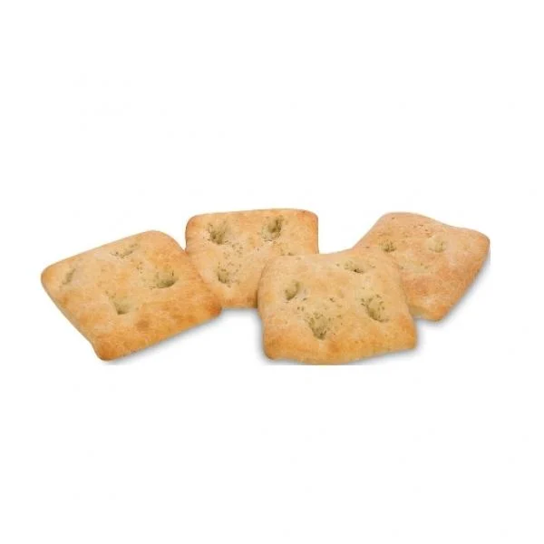 Rich's Fully Baked Unsliced 5 Inch  Italianfocaccia Rustic Square Roll 4 Ounce Size - 72 Per Case.
