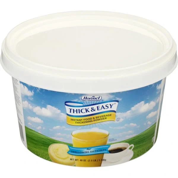 Thick & Easy Instant Food Thickener Tub 4 Count Packs - 1 Per Case.