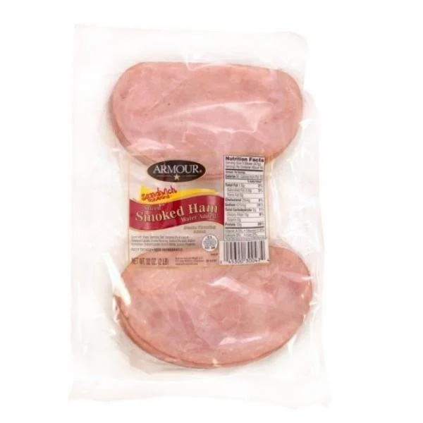 Sandwich Solution Sliced Smoked Ham 34.68 Ounce Size - 6 Per Case.