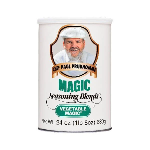 Vegetable Magic Canisters 24 Ounce Size - 4 Per Case.