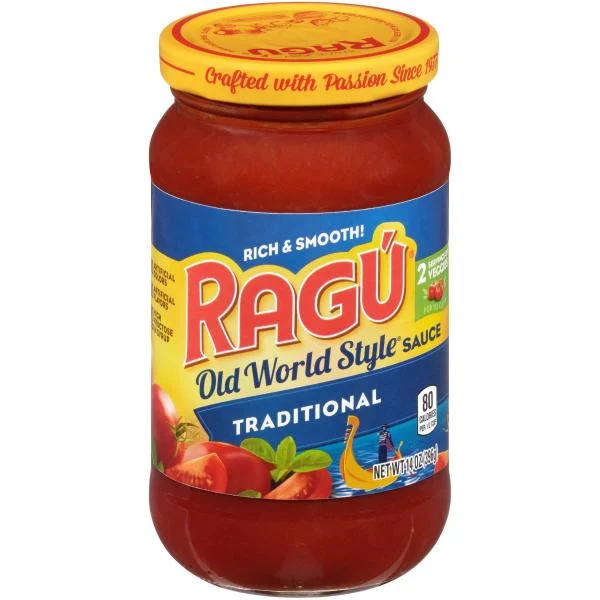 Ragu Ows Traditional 14 Ounce Size - 12 Per Case.