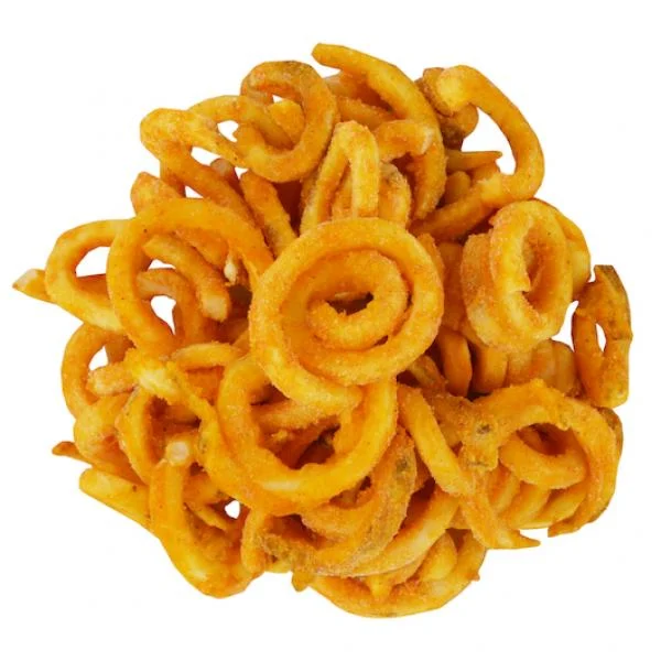 6 Inch Thin Regular Cut Frozen French Fried Potatoes 5 Pound Each - 6 Per Case.