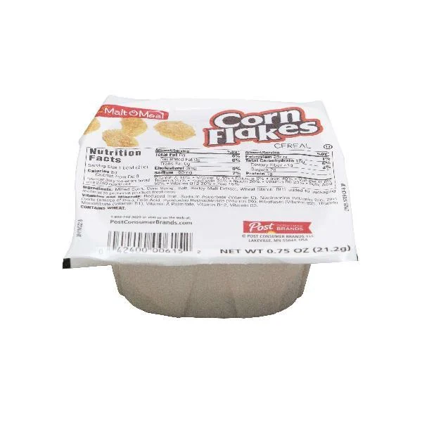 Corn Flakes Ss Bowl Fs 0.75 Ounce Size - 96 Per Case.