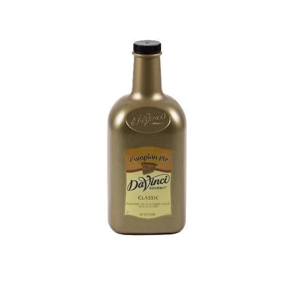 Davinci Gourmet Sauce Pumpkin Pie 0.5 Gallon - 6 Per Case.