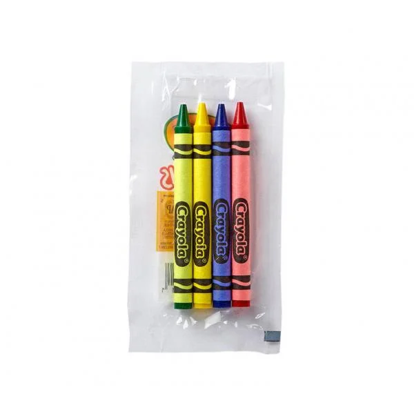 Crayons 4 Ct Regular Cello Pack