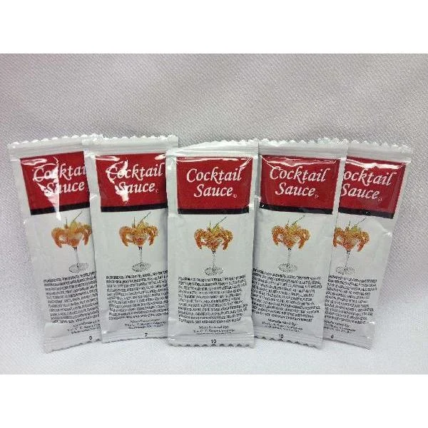 Cocktail Sauce Pouch 12 Grams Each - 200 Per Case.
