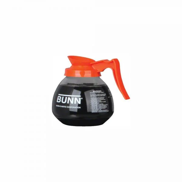 Bunn Orange Handle Glass Coffee Decanter  1 - 3 Cnt