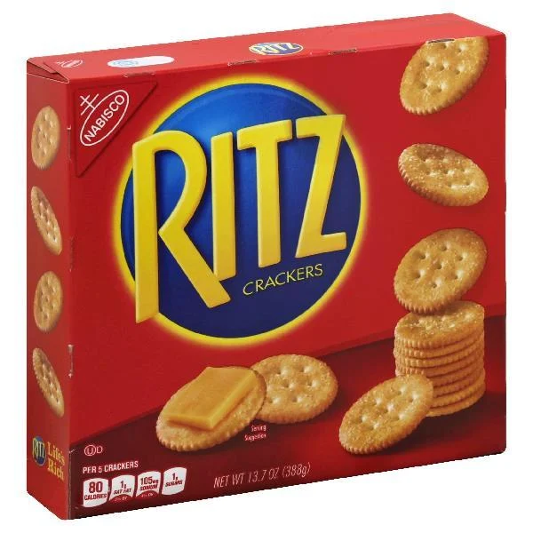 Ritz Crackers Original Original 13.7 Ounce Size - 12 Per Case.