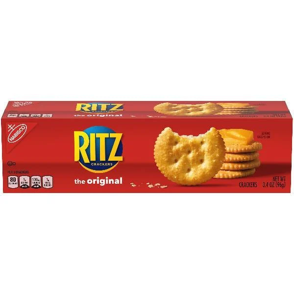 Ritz Crkrs Salted Conv 3.4 Ounce Size - 12 Per Case.