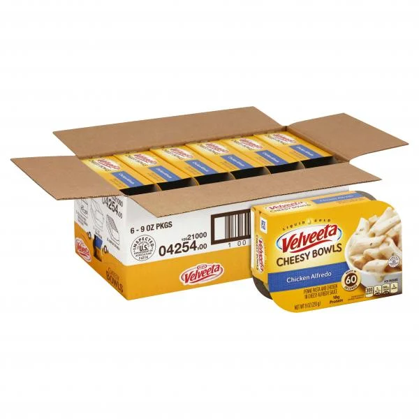 Velveeta Cheesy Skillets Dinner Chicken Alfredo 9 Ounce Size - 6 Per Case.