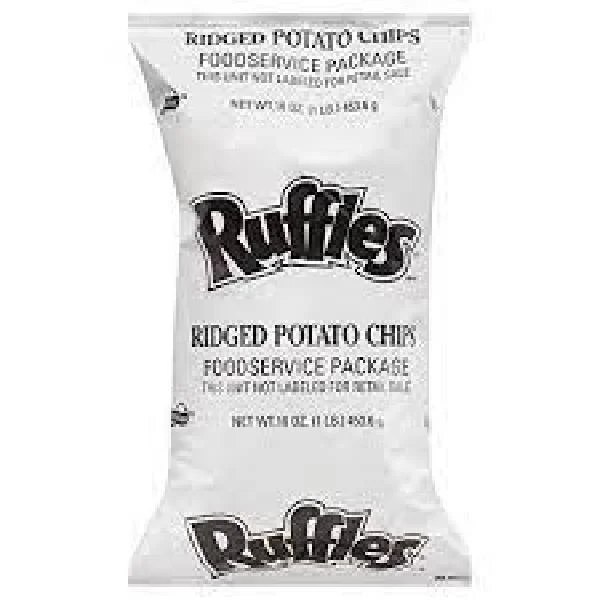 Bulk Ruffles 1 Pound Each - 8 Per Case.